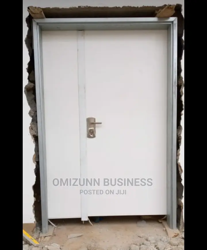 White Israeli Security Doors