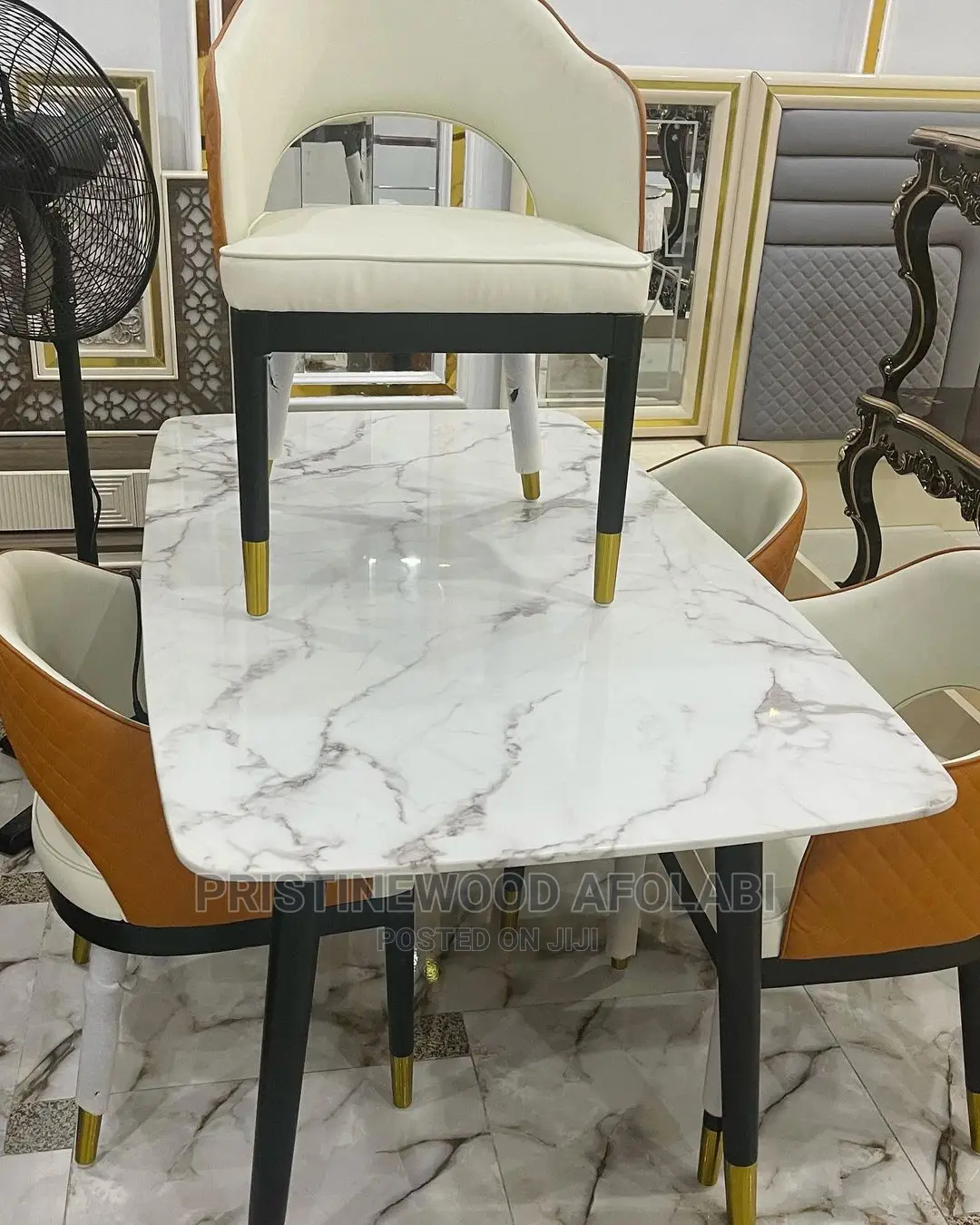 Pristine Wood Dining Table and Chair