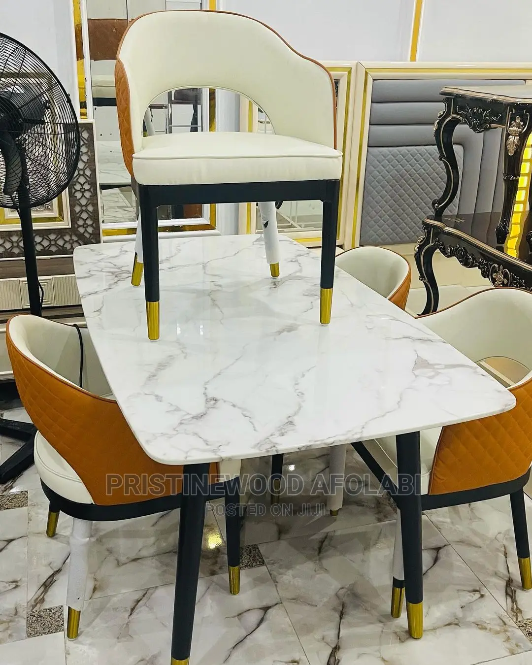 Pristine Wood Dining Table and Chair