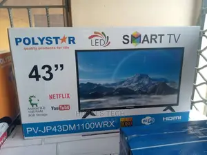 Polystar 43" Smart Led 43 Inch Tv Pv-Jp43dm1100wrx