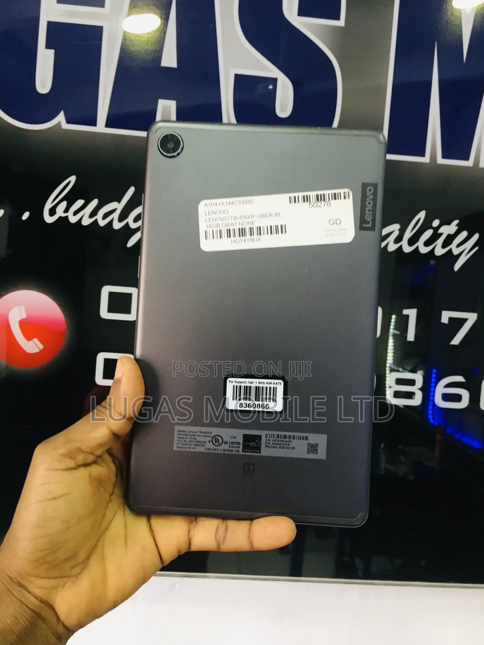 Lenovo Tab M8 (HD) 16 GB Black