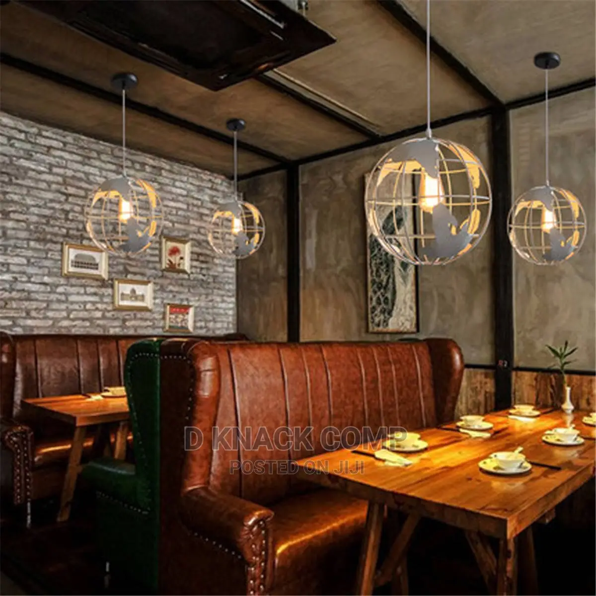 Creative Loft European Retro Globe Chandelier Light