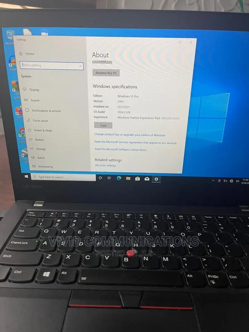 Laptop Lenovo ThinkPad T470 16GB Intel Core i7 SSD 512GB