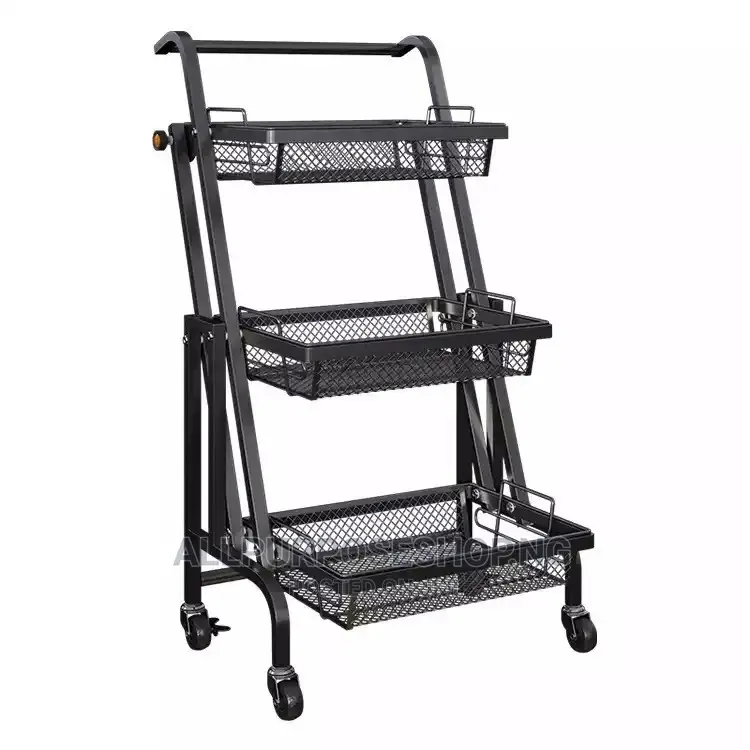 3 Tier Trolley Storage Rack