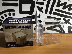 Memo Holder Box With Pen Holder