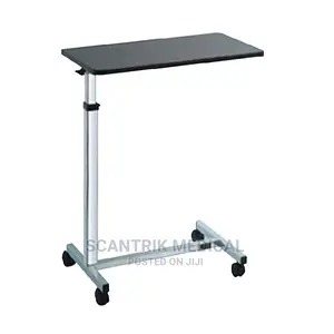 Height Adjustable Movable Overbed Table