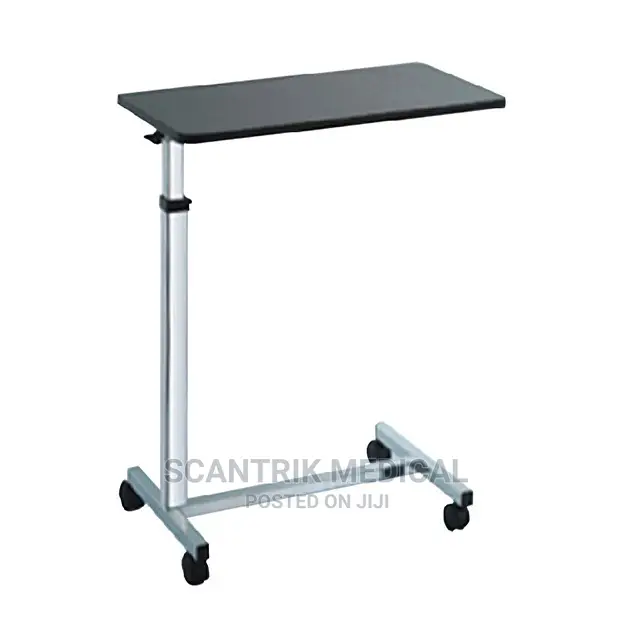 Height Adjustable Movable Overbed Table
