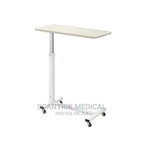 Medical Supplies Overbed Table With Castors