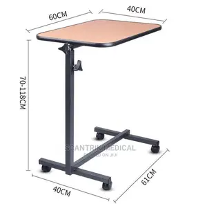 Easy to Clean Hospital Mobile Bedside Table