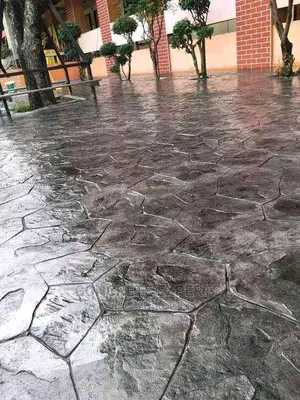Tastefully Concrete Stamped Floor