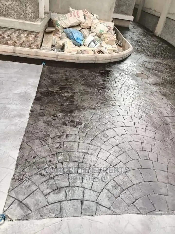 Tastefully Concrete Stamped Floor