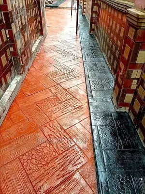 Tastefully Concrete Stamped Floor