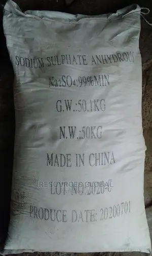 Sodium Sulphate Anhydrous 99% Min 50kg Bag
