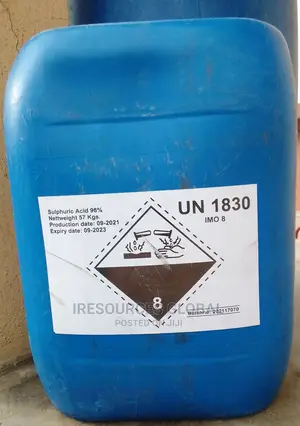 Sulphuric Acid 96% Min 57kg Keg