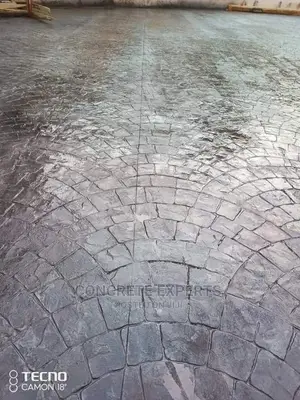 Polished Concrete Stamped Floor