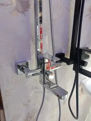Square Stainless Steel Standing Shower Mixer
