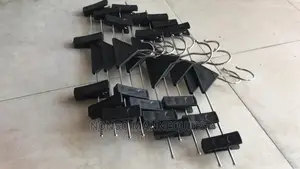 Wide Clothes Clip Black Hangers