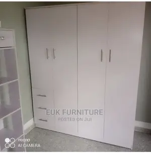 Beautiful Strong 5ft by 6ft 4 Doors Wardrobe With Drawers
