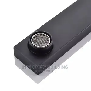 Black Conduit Basin Mixer Tap
