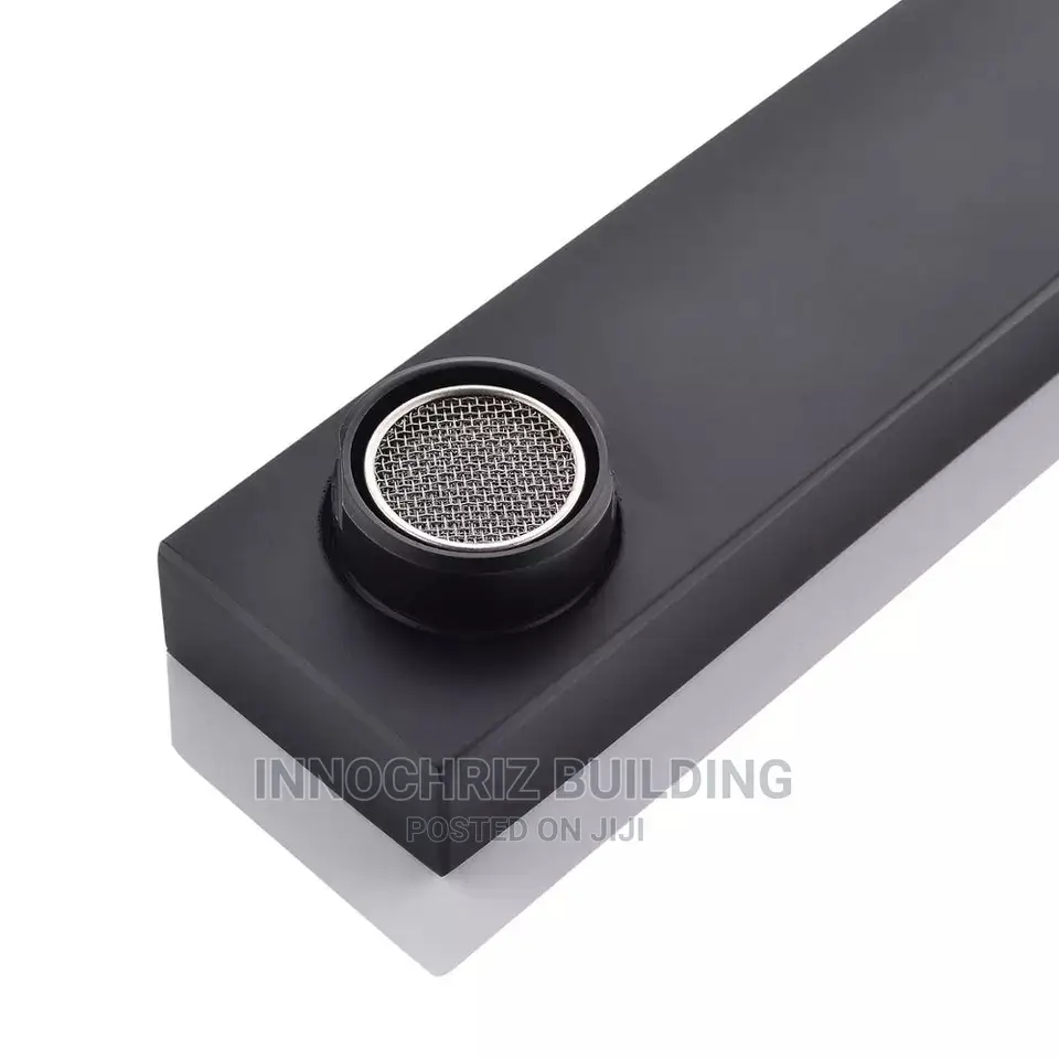 Black Conduit Basin Mixer Tap