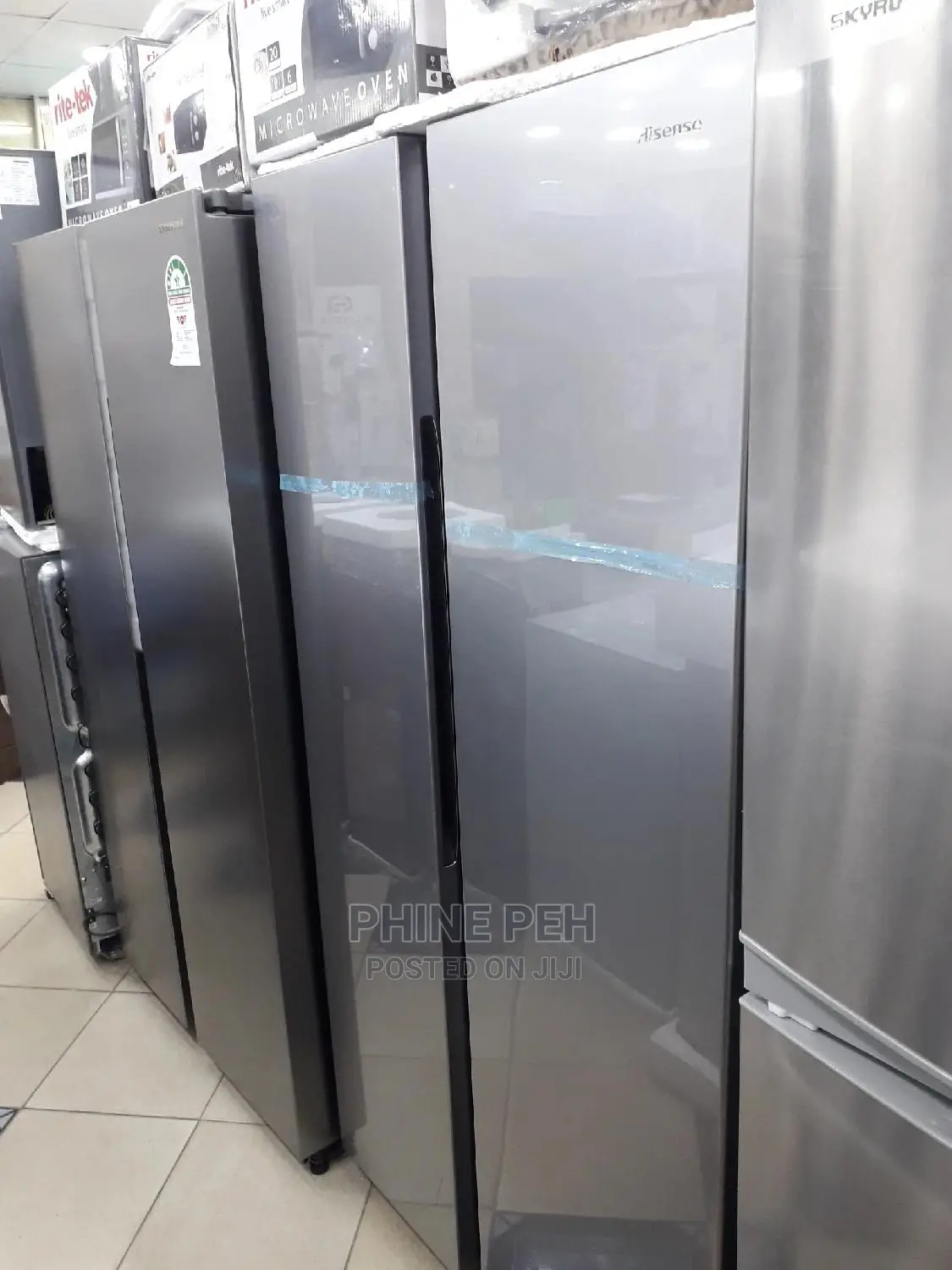 Hisense Side by Side Refrigerator Ref67wsi 516L