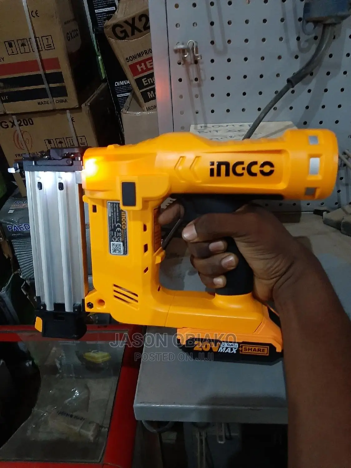 Lithium Ion Cordless Nail Gun (Up to 2" Nail)
