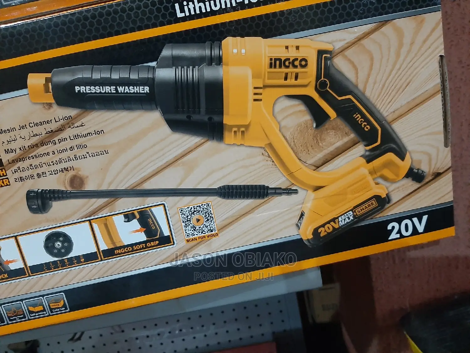 Lithium Ion Pressure Washer
