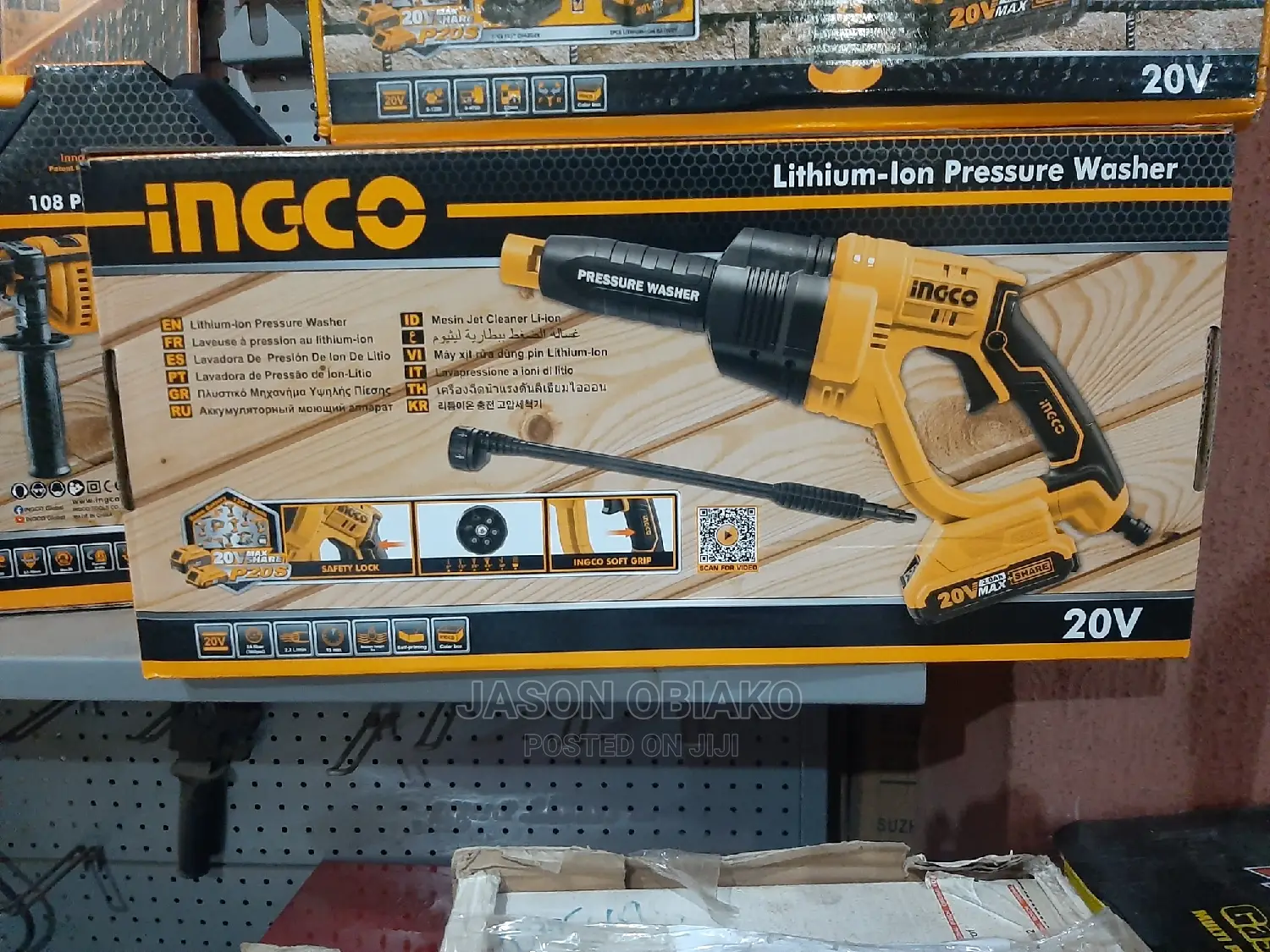 Lithium Ion Pressure Washer