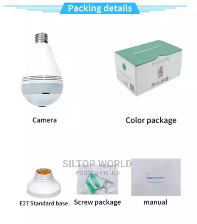 Bulb Spy Camera