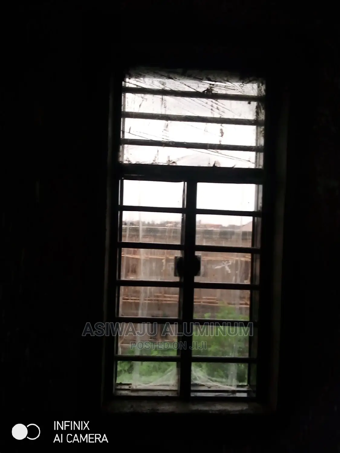 Aluminum Tower Transome Windows With Burglary