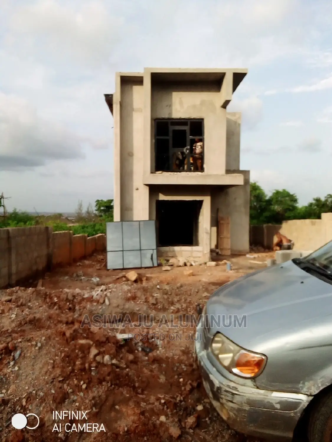 Aluminum Tower Transome Windows With Burglary
