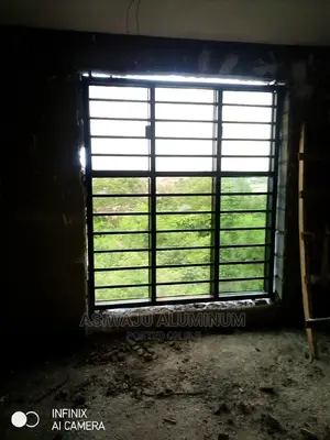 Aluminum Tower Transome Windows With Burglary
