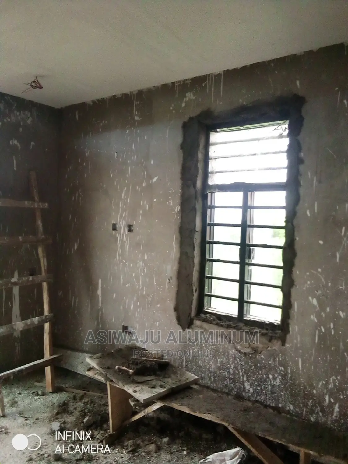 Aluminum Tower Transome Windows With Burglary