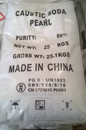 Caustic Soda Pearls 25kg Bag