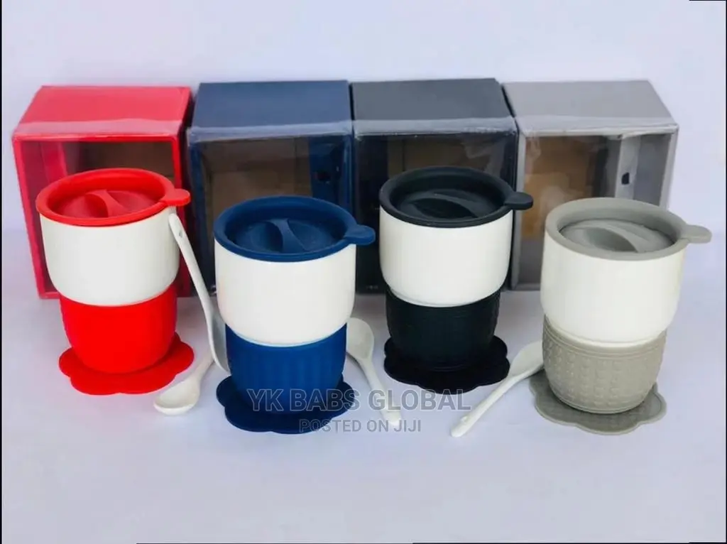 Ceramic Mug With Spoon