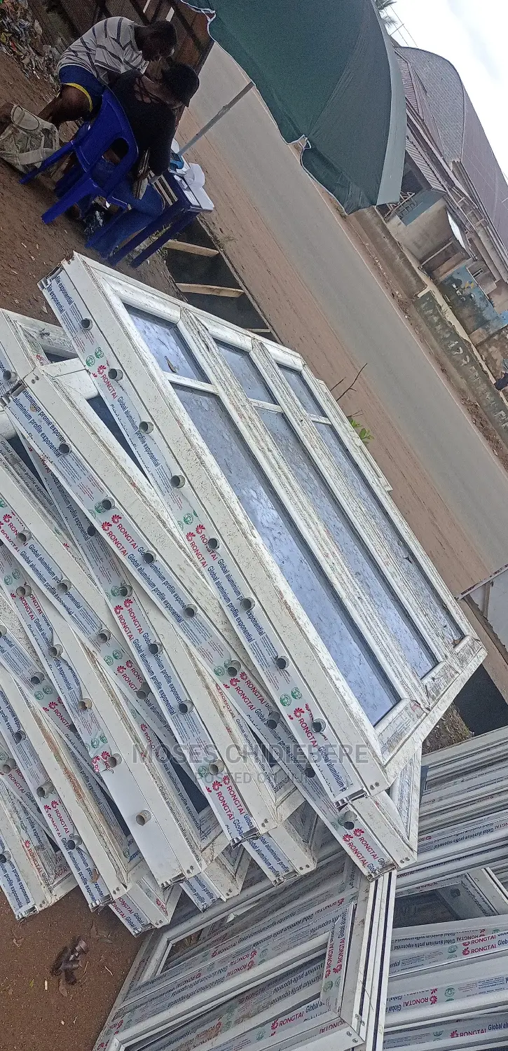 Aluminium Casement Windows With Pipe Protector Galvanized
