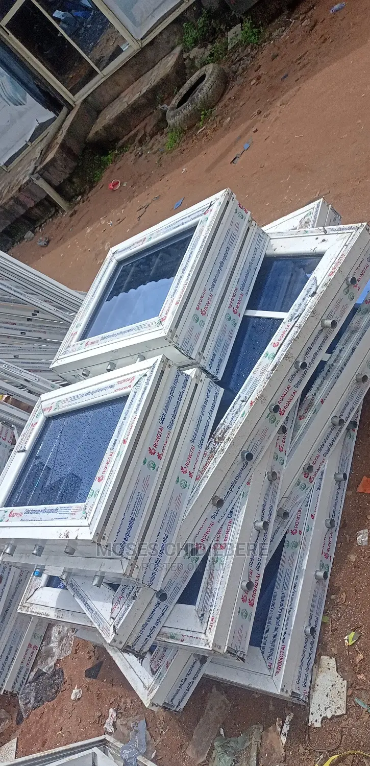 Aluminium Casement Windows With Pipe Protector Galvanized