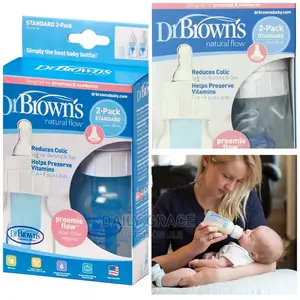 Dr Brown's Original Bottle Preemie 2,Oz 2- Pack