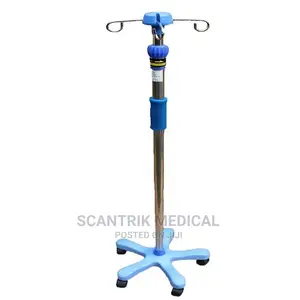 Mobile Stainless Steel IV Pole