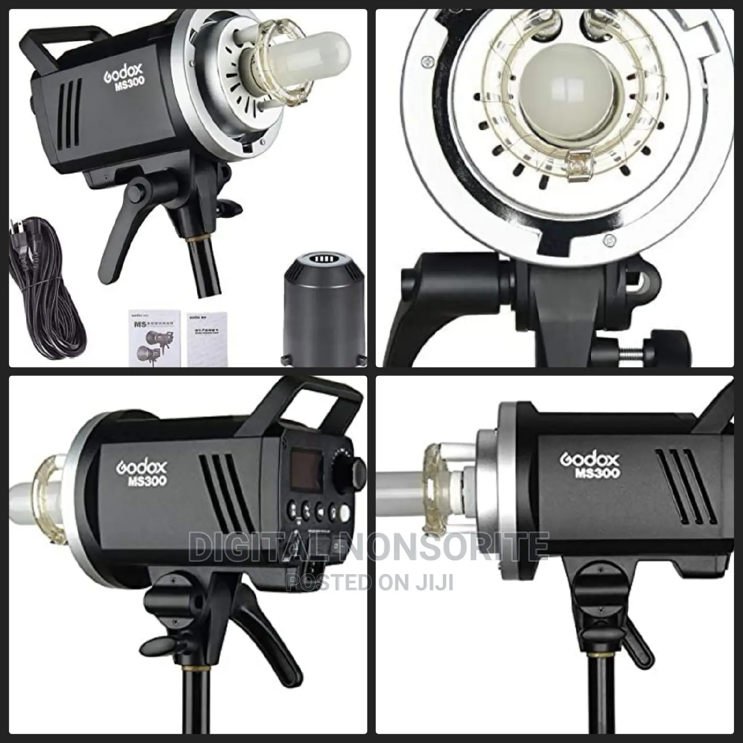 Godox Ms300 Studio Strobe Flash Light Set