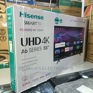 Brand New Hisense 55"Inch Uhd Smart Internet 4ktv(Bluetooth)