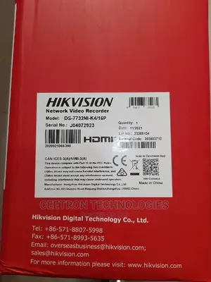 Hikvision: Ds-7732n1-K4/16p