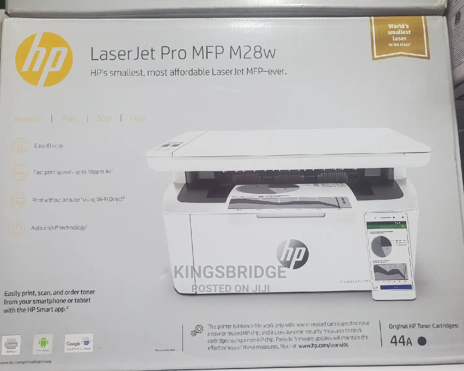 Hp Laserjet MFP M28w Printer