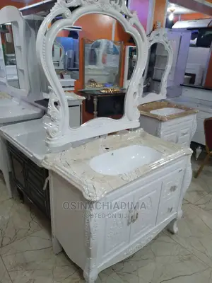 Quality Marble Top PVC Cabinet