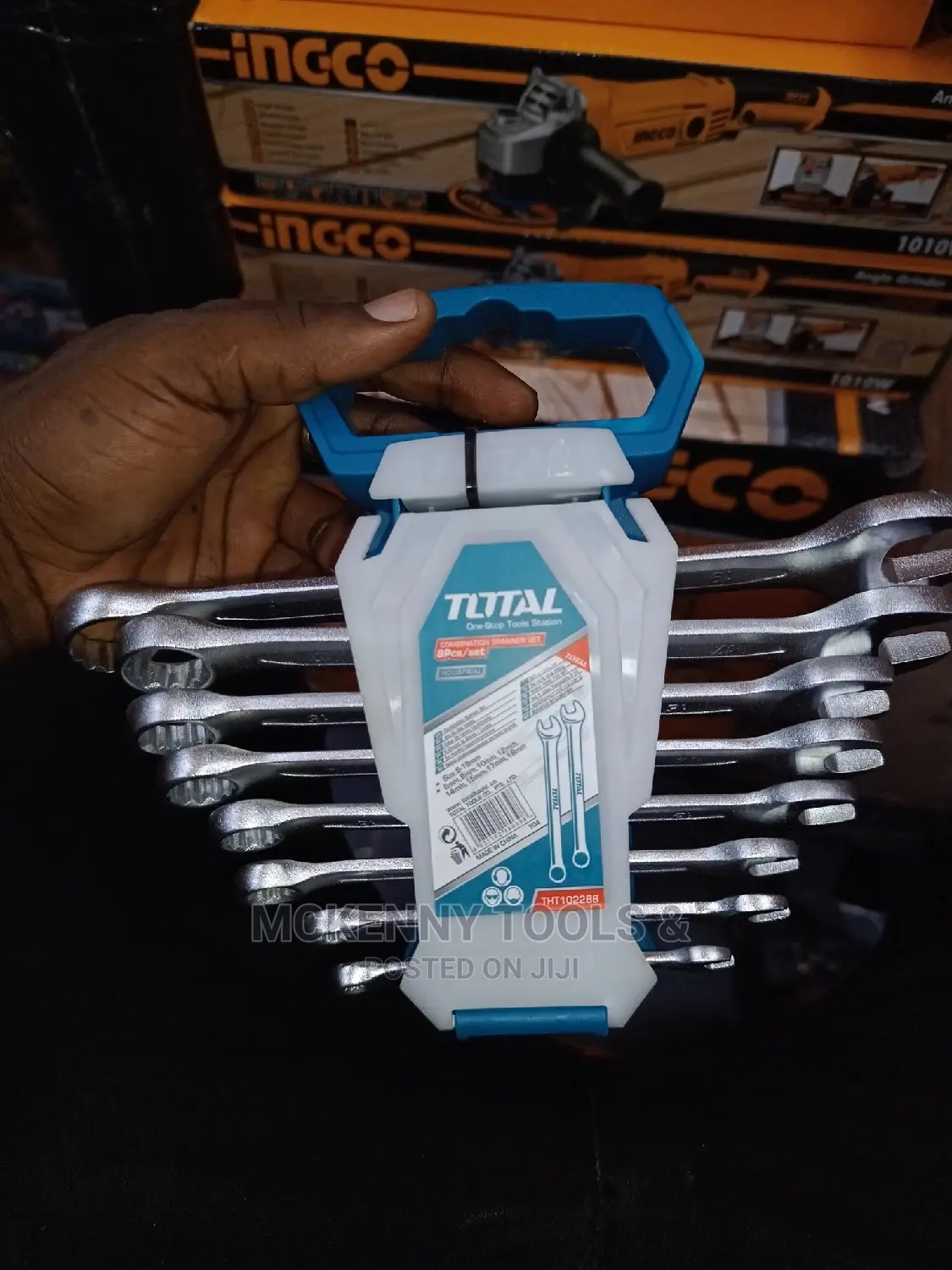 Total Double Open End Spanner Set 8pcs (Tht102386)