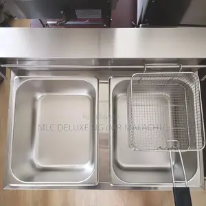 2 Tanks Gas Deep Fryer/Double 10 Liters Gas Deep Fryers