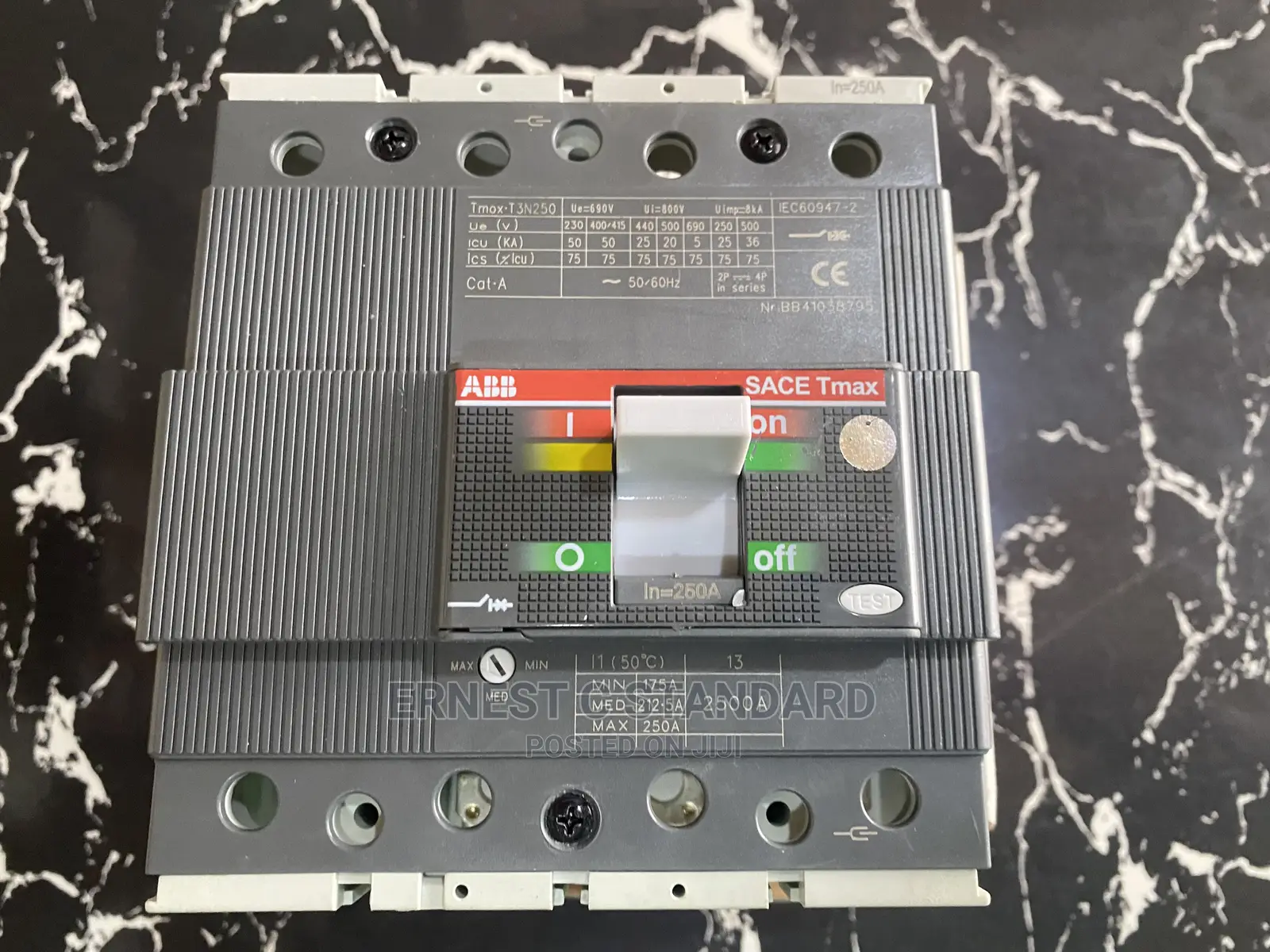 ABB Breaker 250A 4p