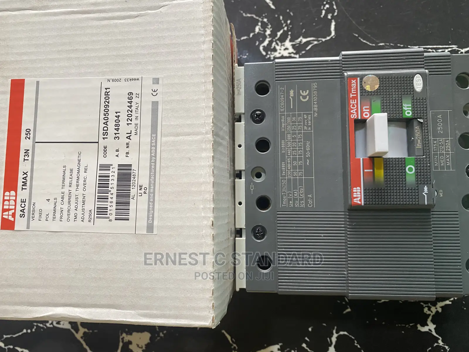 ABB Breaker 250A 4p