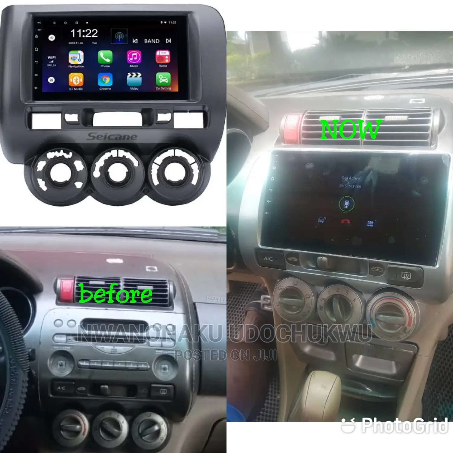 Honda City 2007/2008 Android Screen
