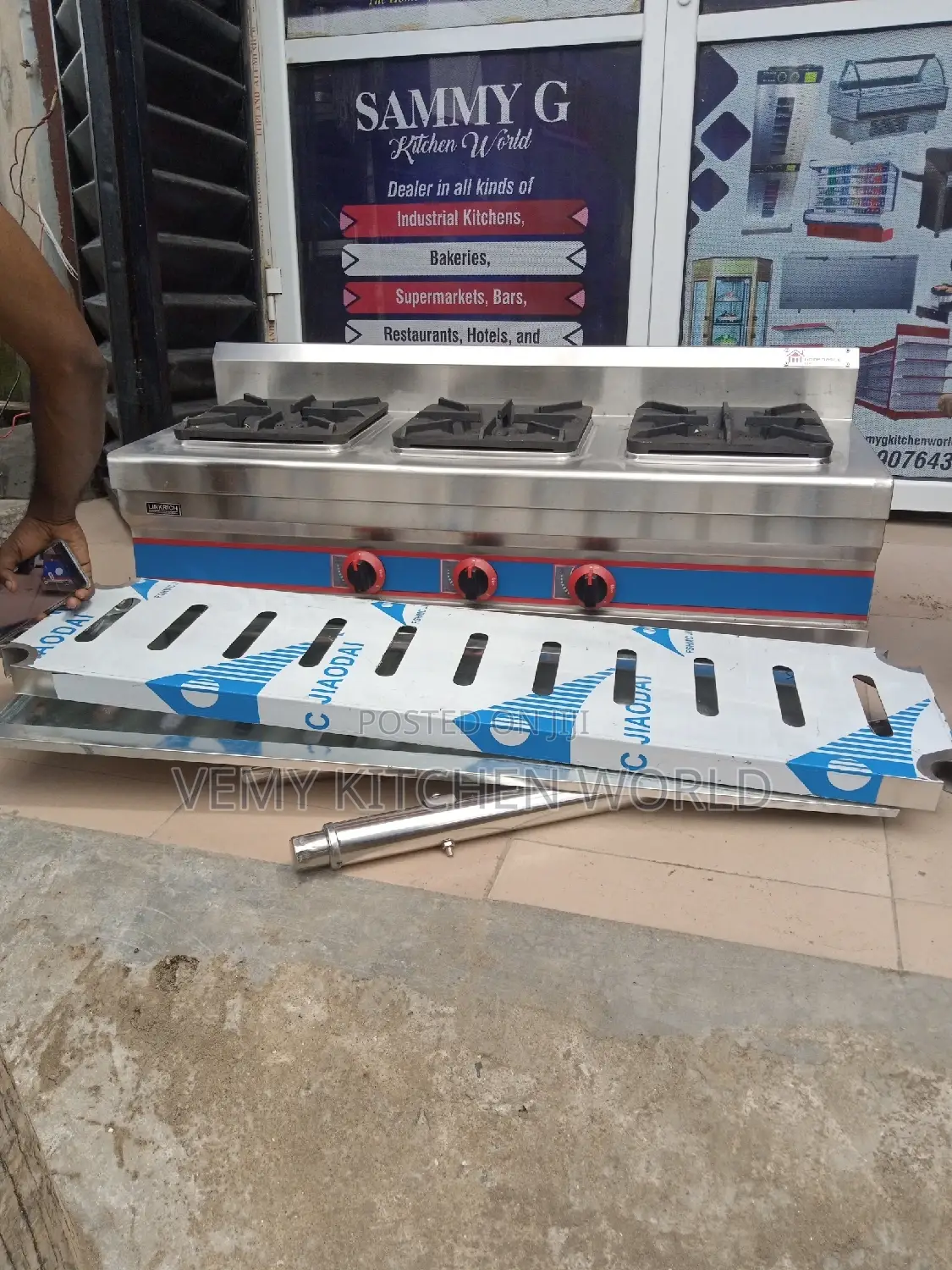 Industrial Gas Cooker 3burner